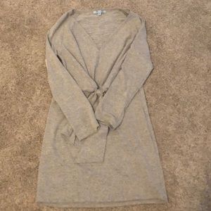Dress Up Gray Sweater Dress